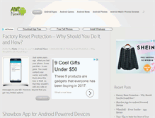 Tablet Screenshot of androidwatchphones.com